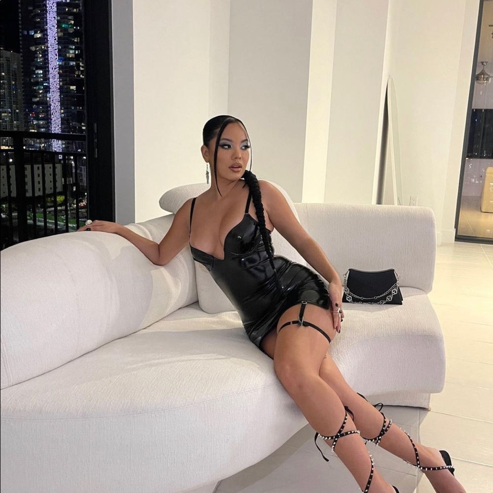 Angie latex dress